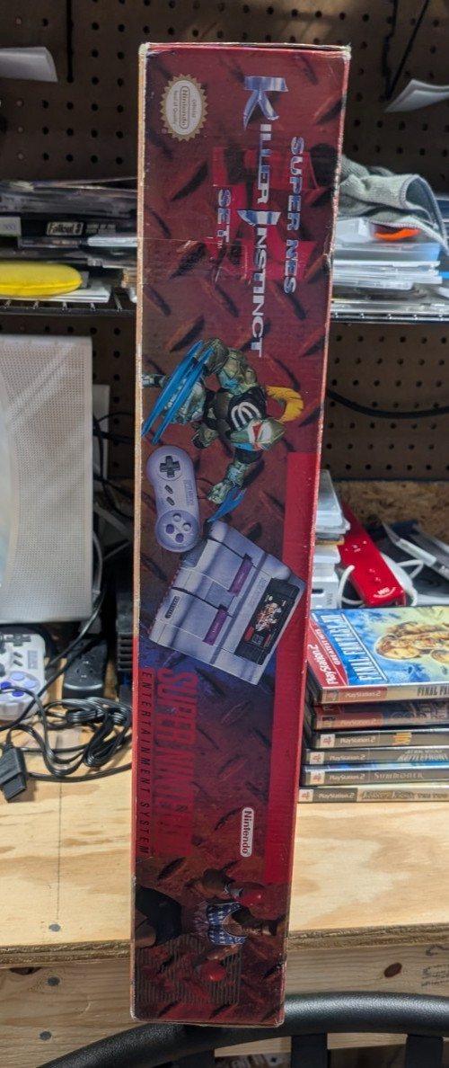 Super Nintendo (SNES) Killer Instinct Console Set – CIB IN BOX Matching Serial