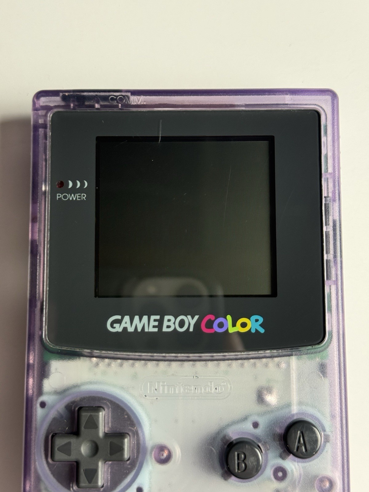 Nintendo Game Boy Color – Atomic Purple No Battery Cover Tested And Working
