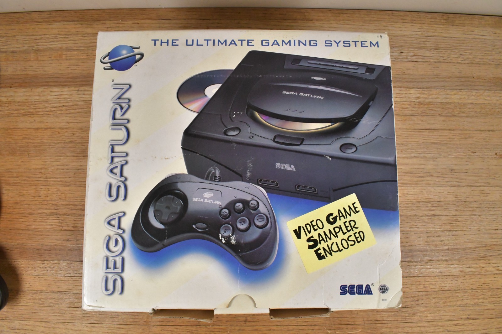 Sega Saturn System Console in Retail Box + 2 Controllers AV & Power Cables