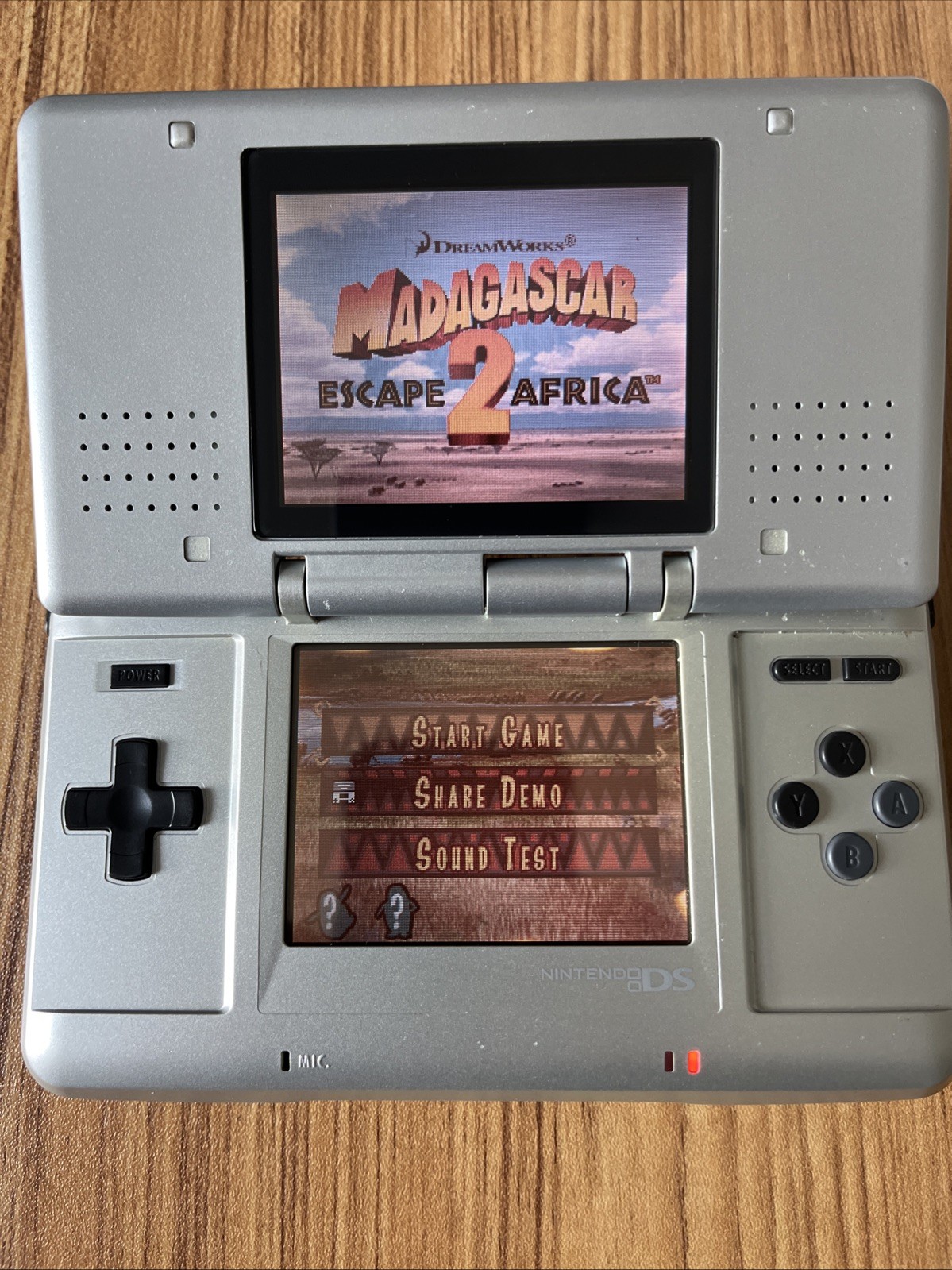 Nintendo DS Original Silver Console Bundle 9 Games Metroid Yoshi Mario 64 AS IS