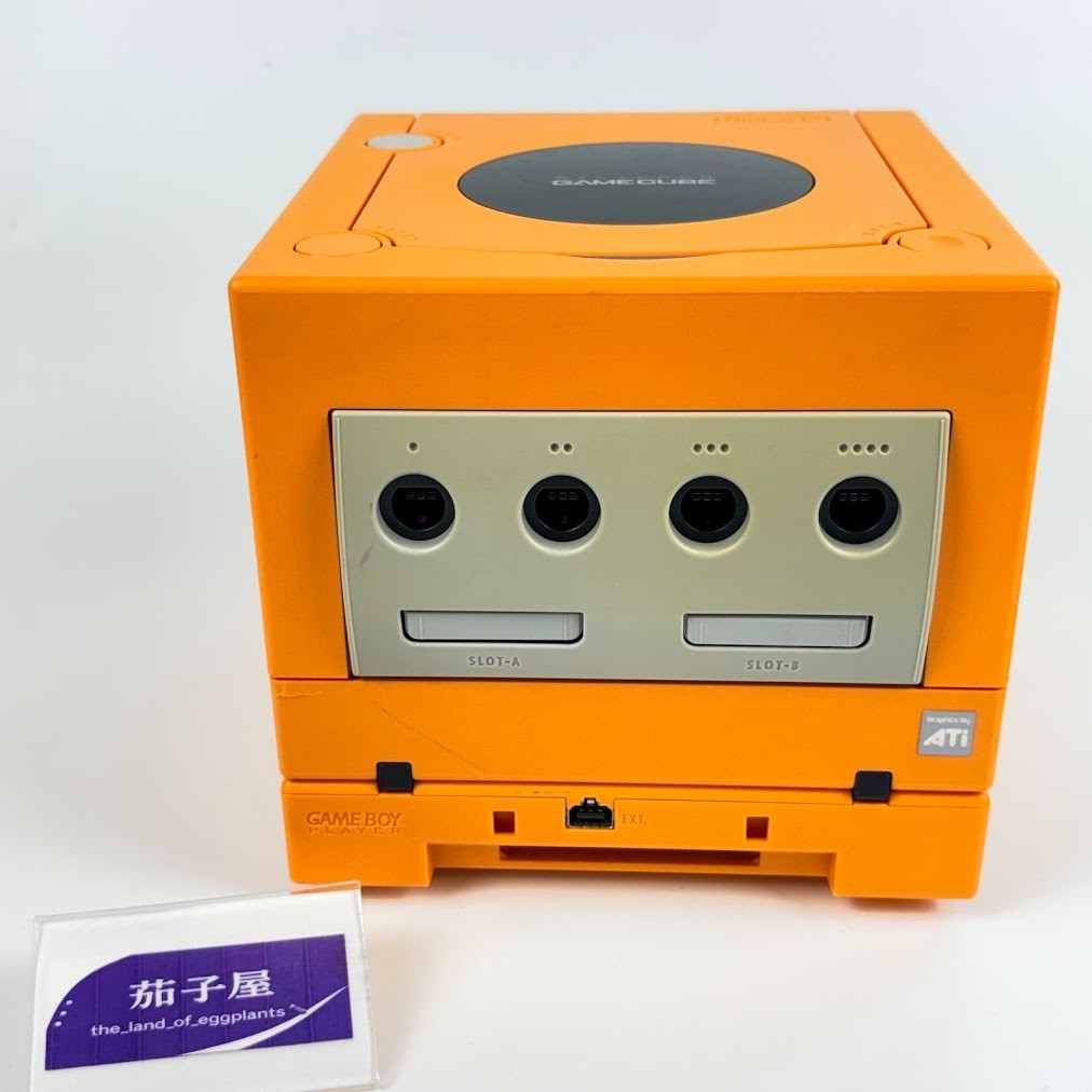 Nintendo GameCube Orange Enjoy Plus Pack w/ Game Boy Player Controller NTSC-J