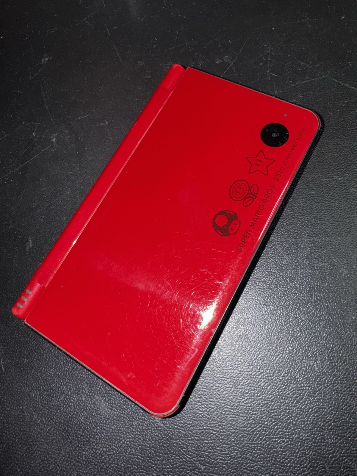 Nintendo DSi XL Super Mario 25th Anniversary Red W/ Charger Mario Kart Tested