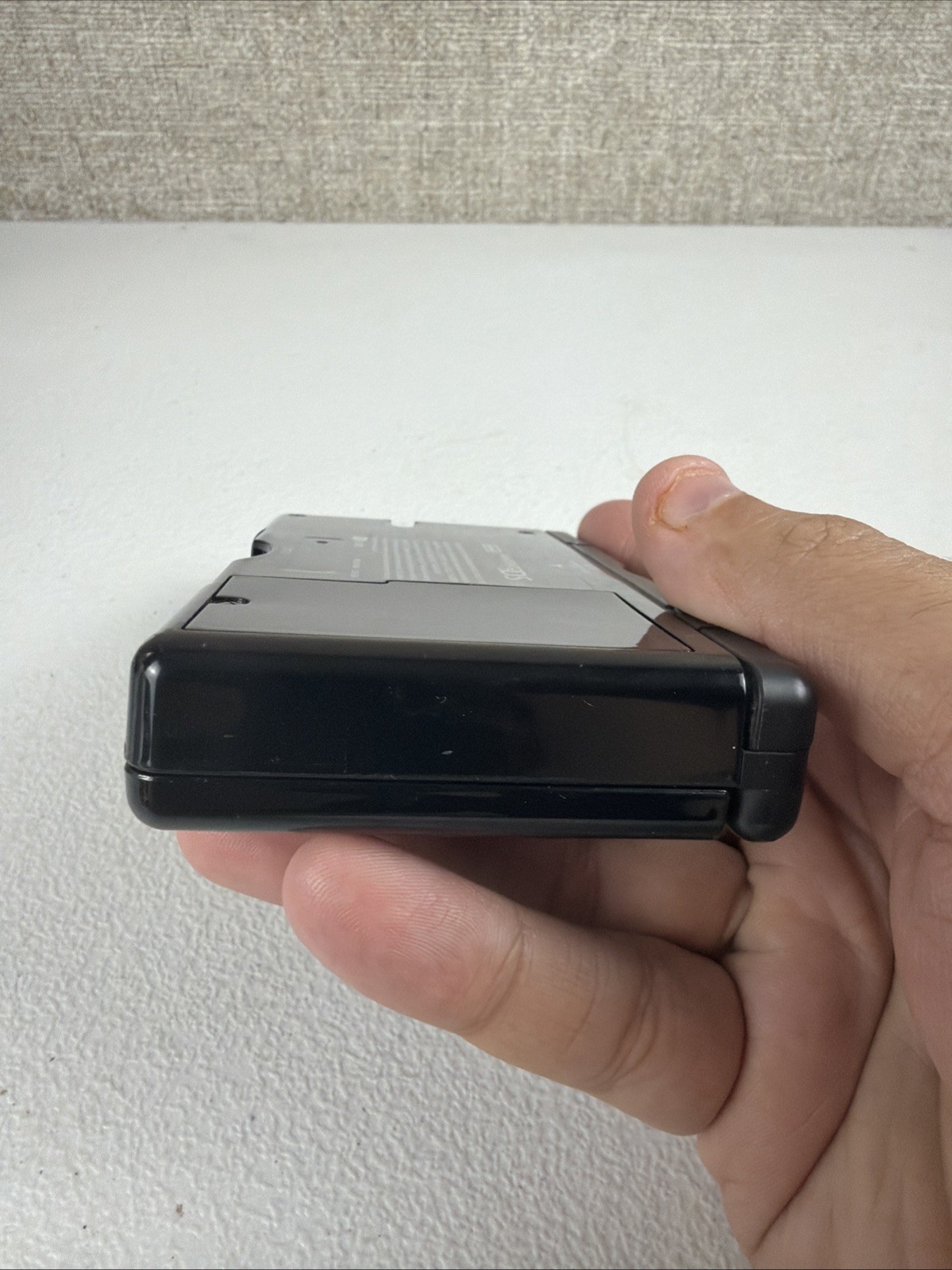 Nintendo DS Lite Onyx Black USG-001 Console Only No Charger Or Stylus Tested