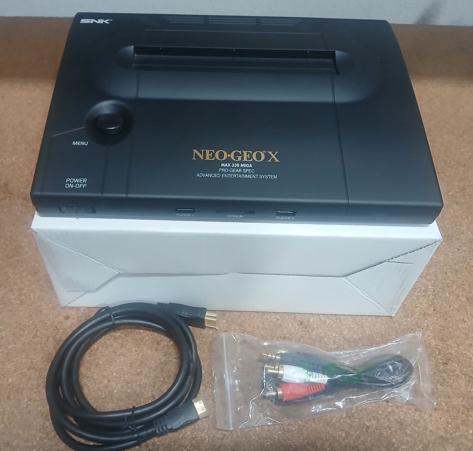 Neo Geo X – Gold – Dock Charging Station (ONLY) with AV and HDMI Cable