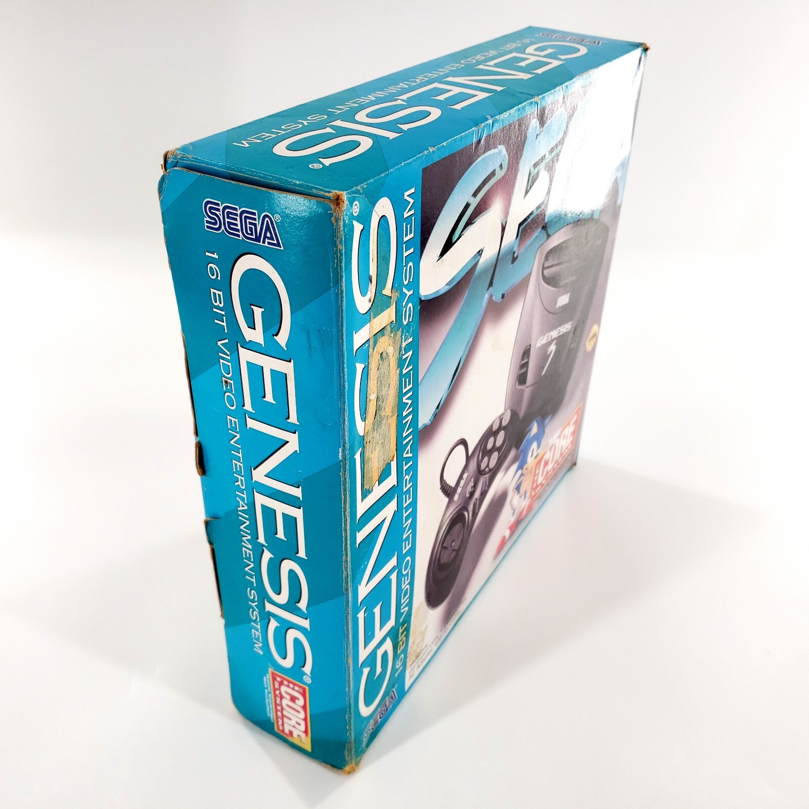 Sega Genesis 3 Core System Bundle Black w/ Box, 2 Games, Cables Tested & Works