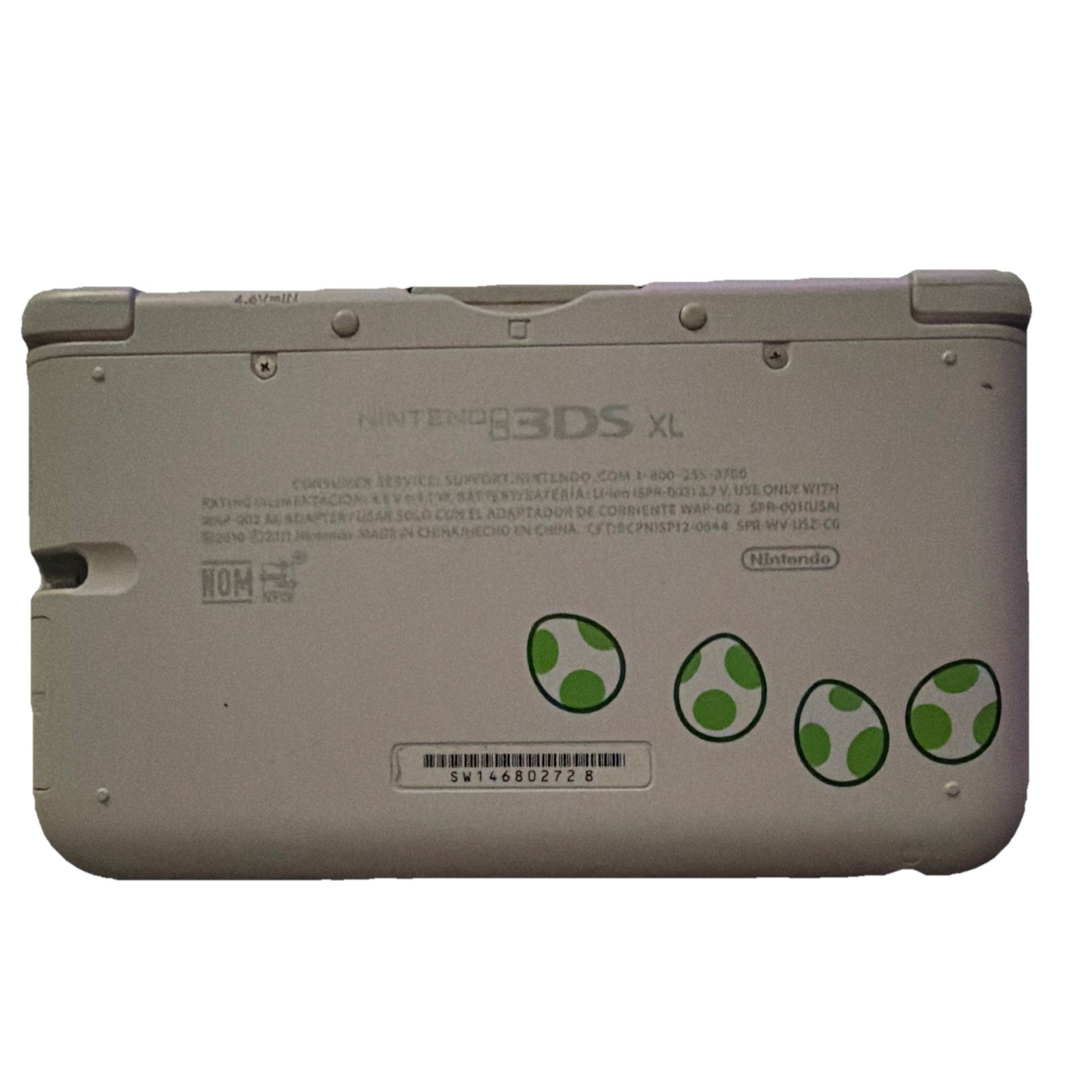 Nintendo 3DS XL Yoshi Edition Handheld System Green/White Wi-Fi Headphone Jack