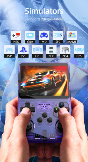 Retro R36S Portable Video Game Console, 64G games, Linux System, 3.5-inch Screen