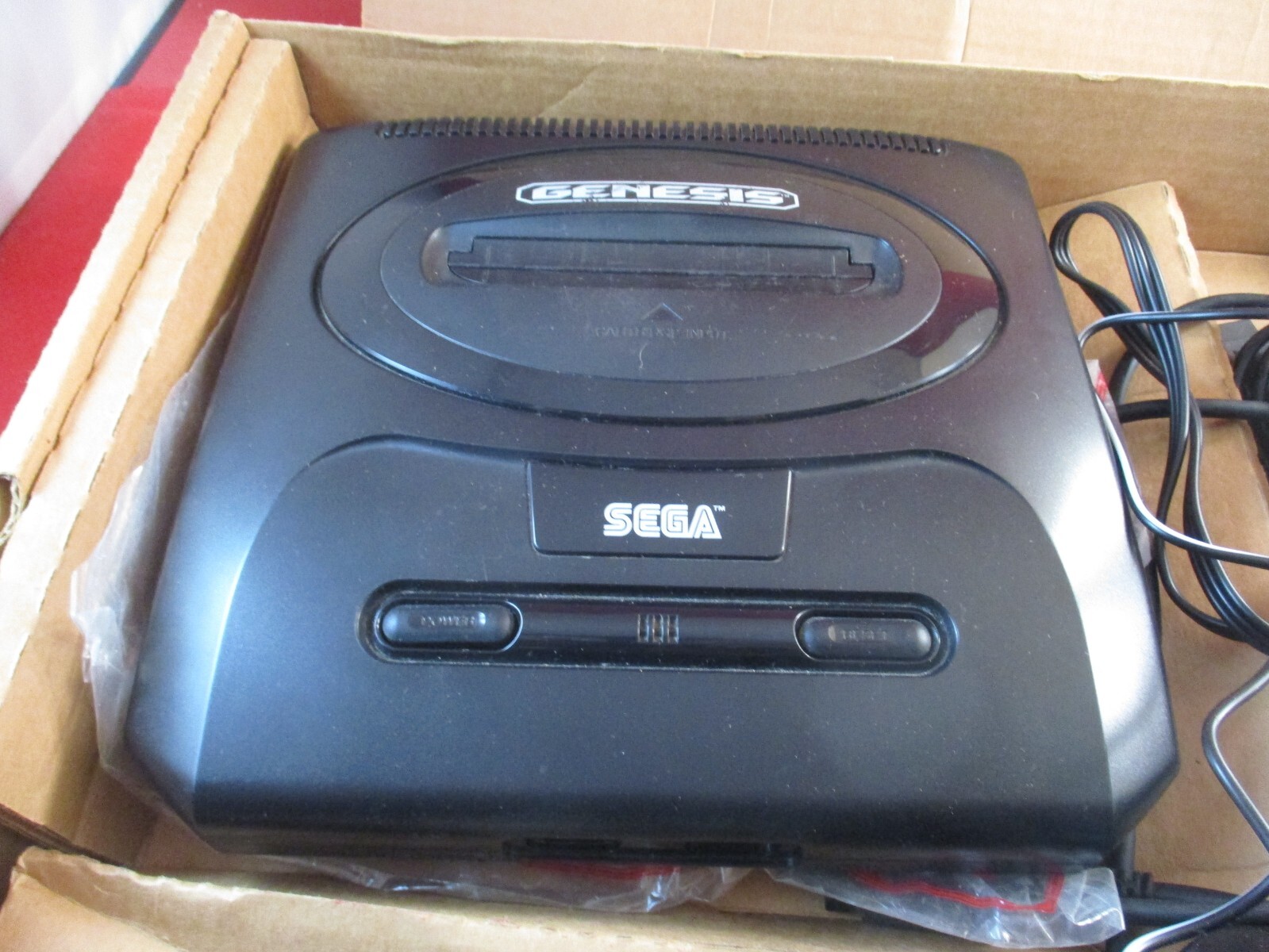 Sega Genesis Model 2 Console Box Controller Cord Sonic Hedgehog 2 System Manual