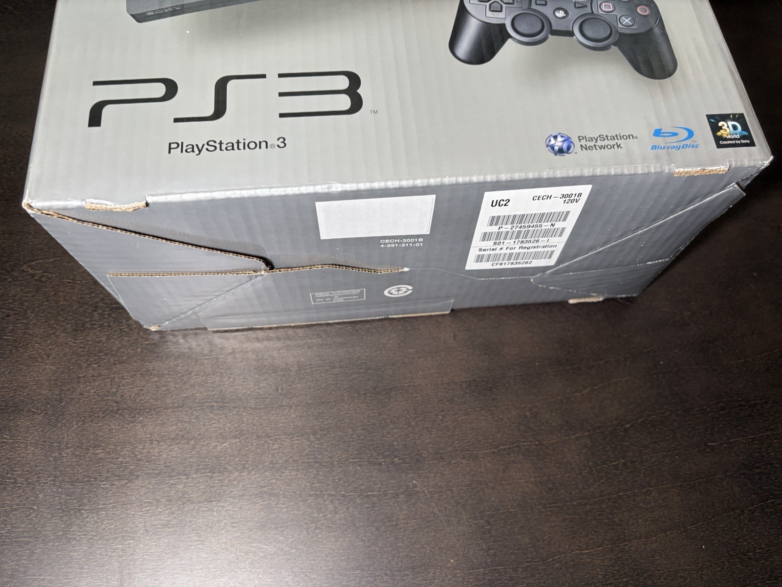 Sony Playstation 3 PS3 Slim Black Game Console 320GB New In Box