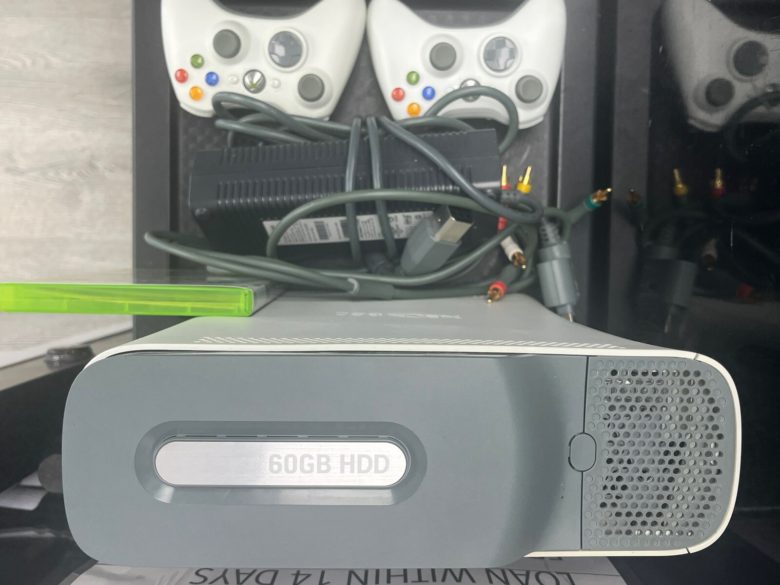 Microsoft XBox 360 Core Matte White Video Game Console Gaming System HDMI 60GB