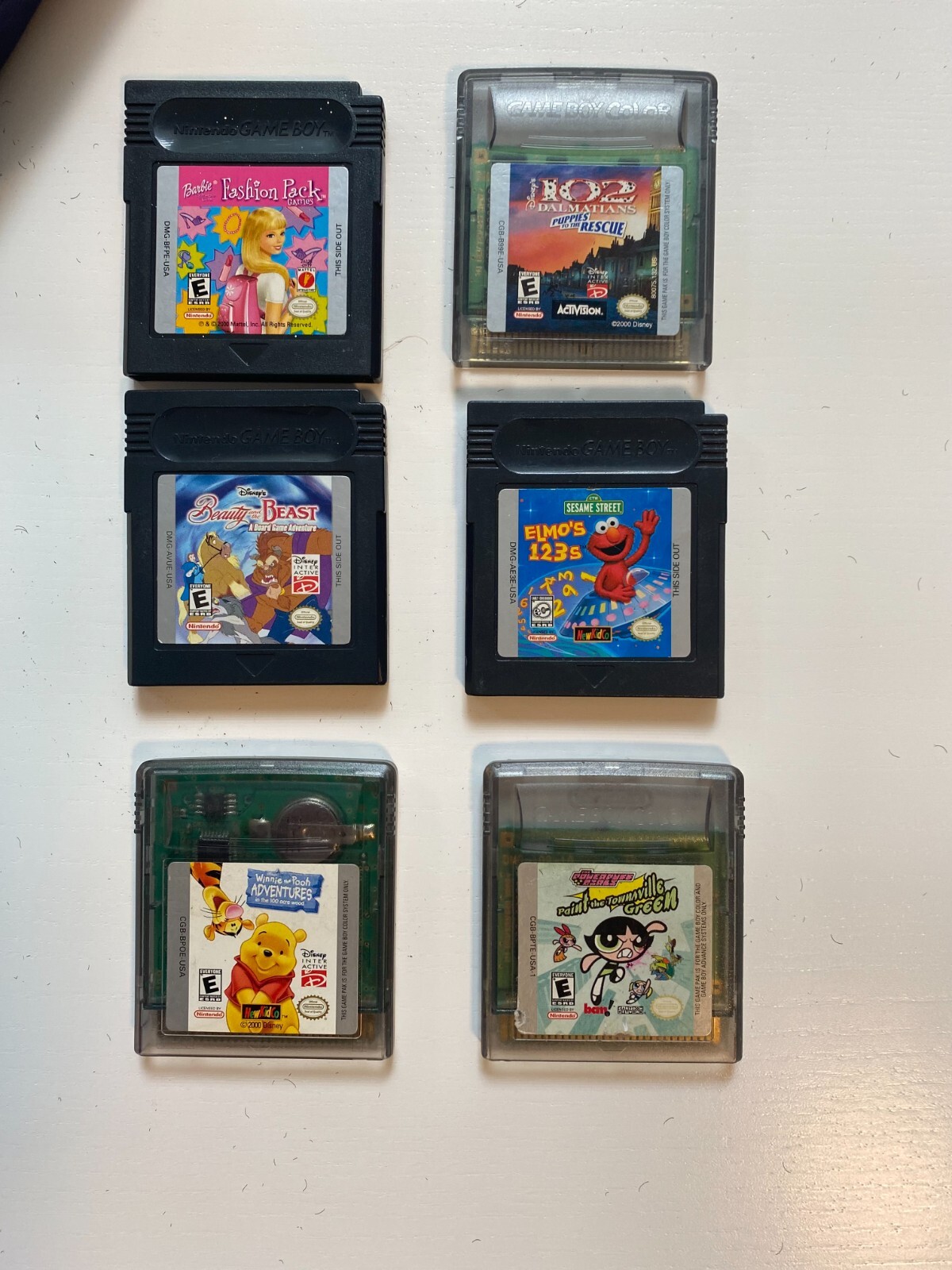 Nintendo Game Boy Box Blue with 6 Games – Retro Gaming Fun! Made in China