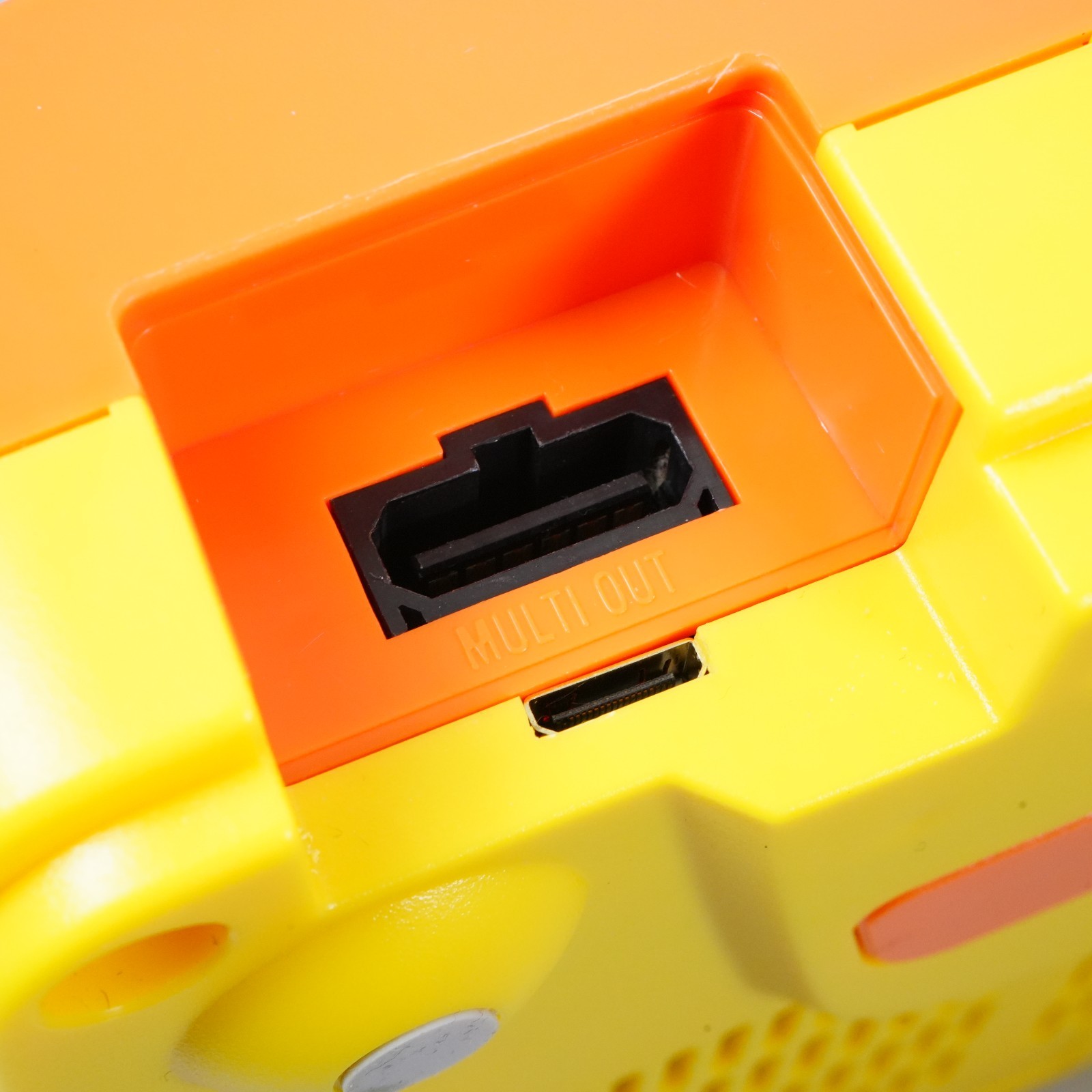 Nintendo 64 N64 HDMI MOD Orange Yellow Replacement Shell Console NUS-001 TESTED