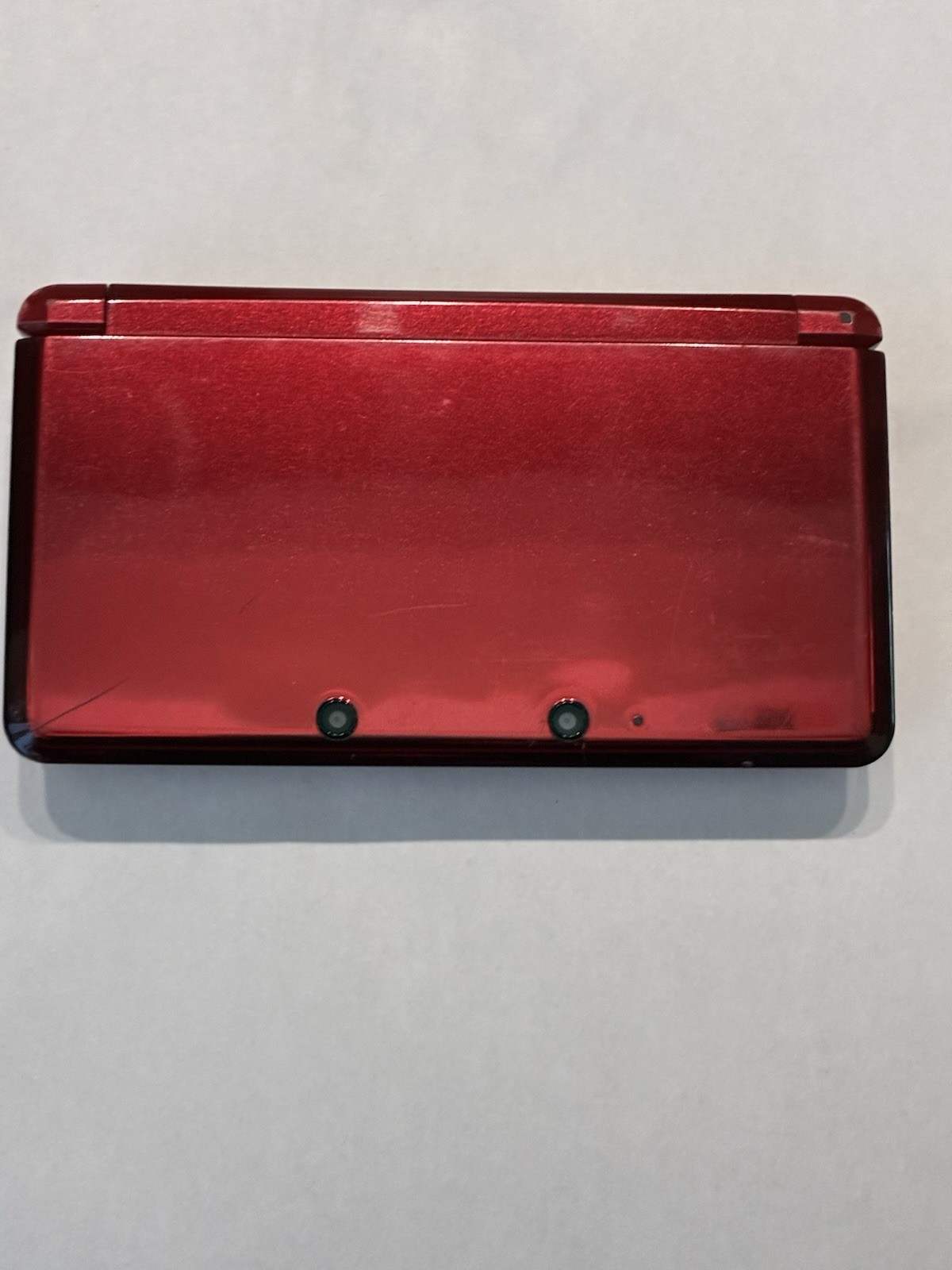 Nintendo 3DS Red Handheld Console included AC Adapter