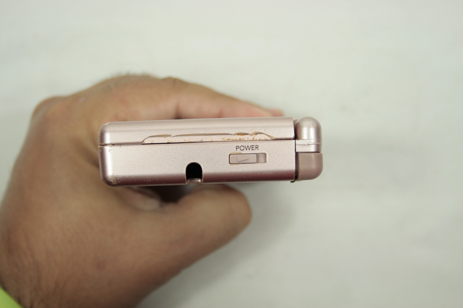 Nintendo DS Lite Console Pink Metallic Rose UNTESTED AS IS FOR PART FOR REPAIR