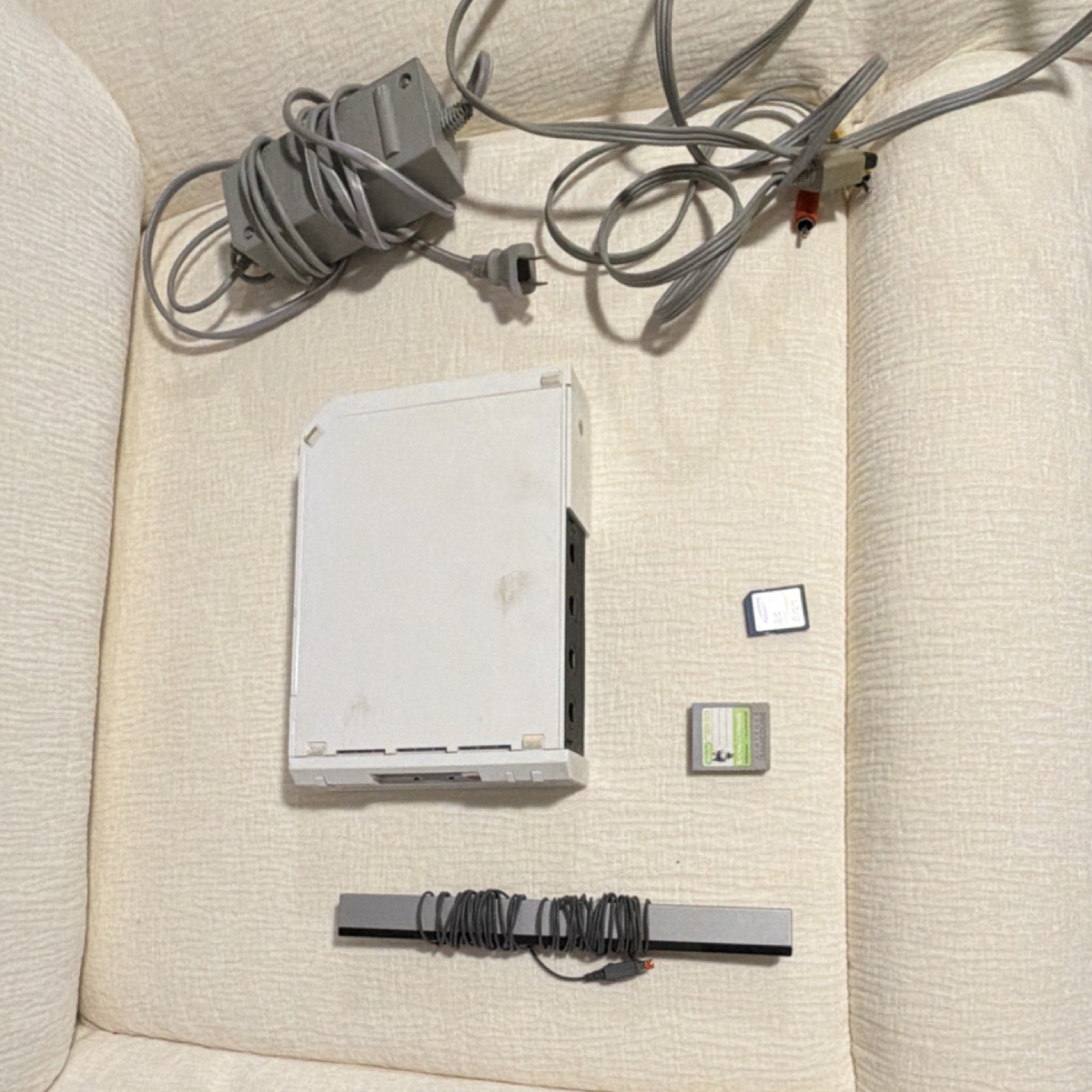 Nintendo Wii RVL-001 White Console SD Card Slot Component RCA w/ Accessories