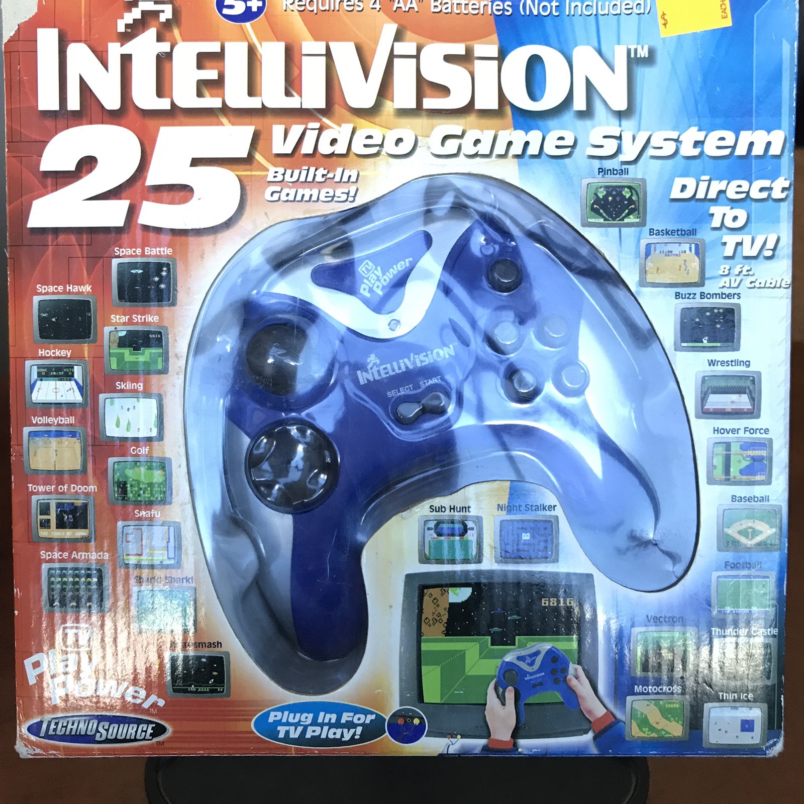 INTELLIVISION VIDEO GAME SYSTEM Plug and Play WITH 25 BUILT-IIN GAMES