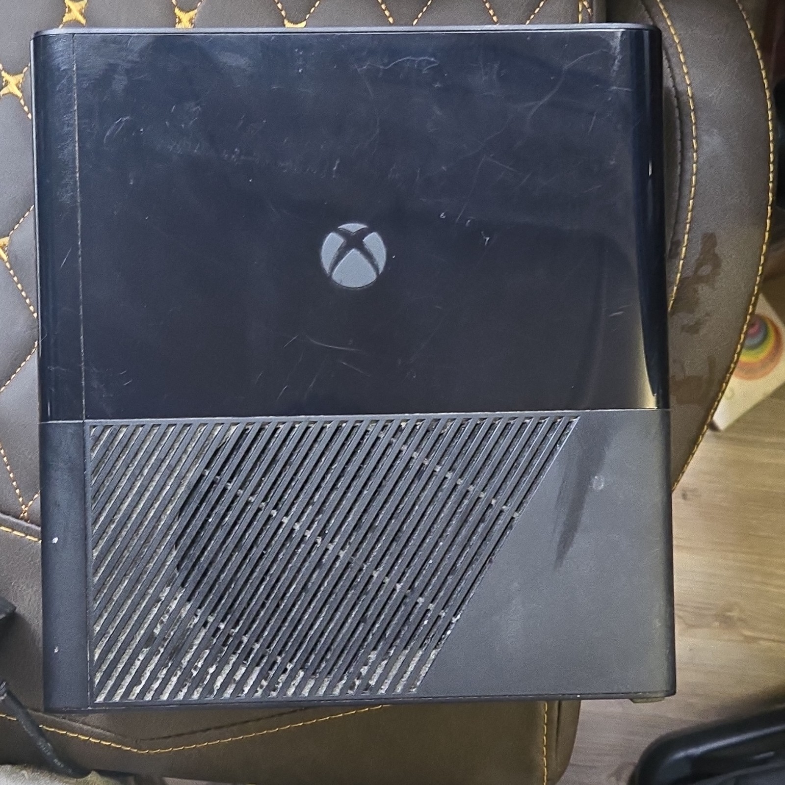 Microsoft Xbox 360 E 1538 Black Console 2013 Dolby Digital HDMI AV USB Ethernet