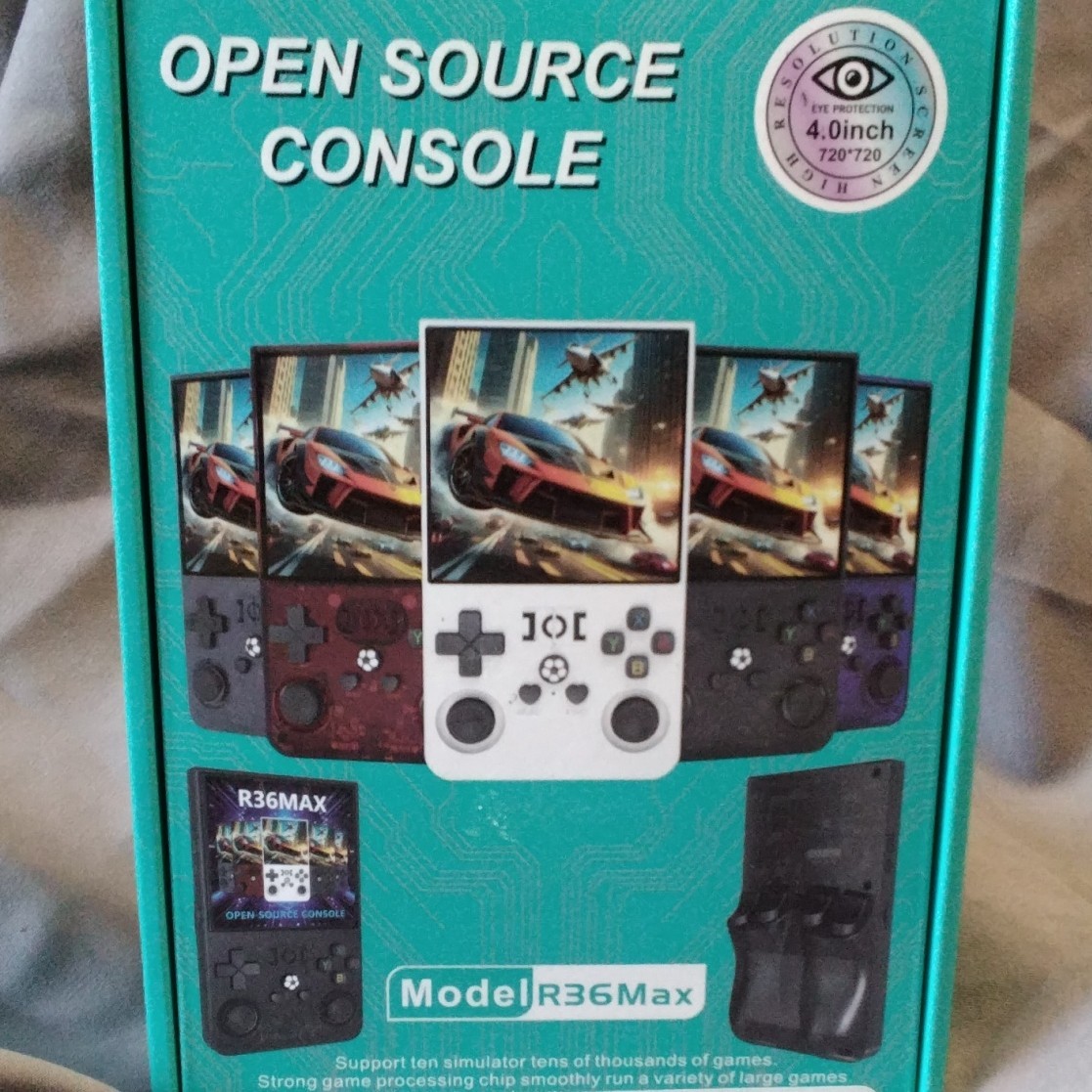 Retro Handheld Games Console Open Source Linux 22,000+ Classic Games 128GB White