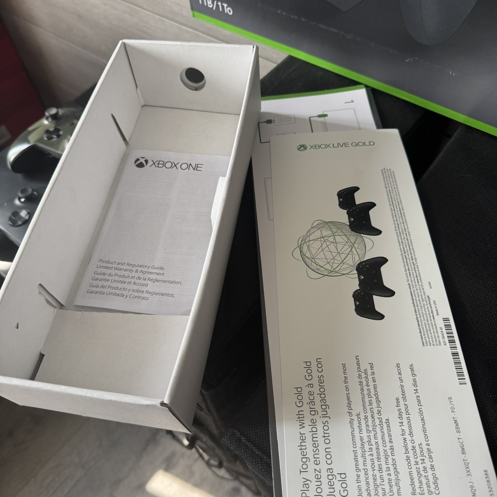 Microsoft Xbox One X 1TB Black Console Bundle with 2 Controllers – 4K HDR Gaming