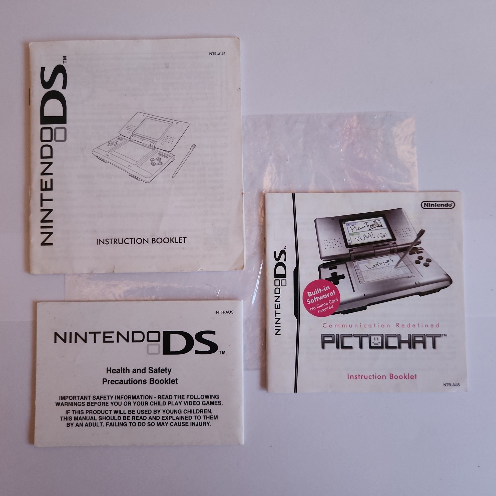Nintendo DS Original Silver boxed & accessories – Aust release -Read Description