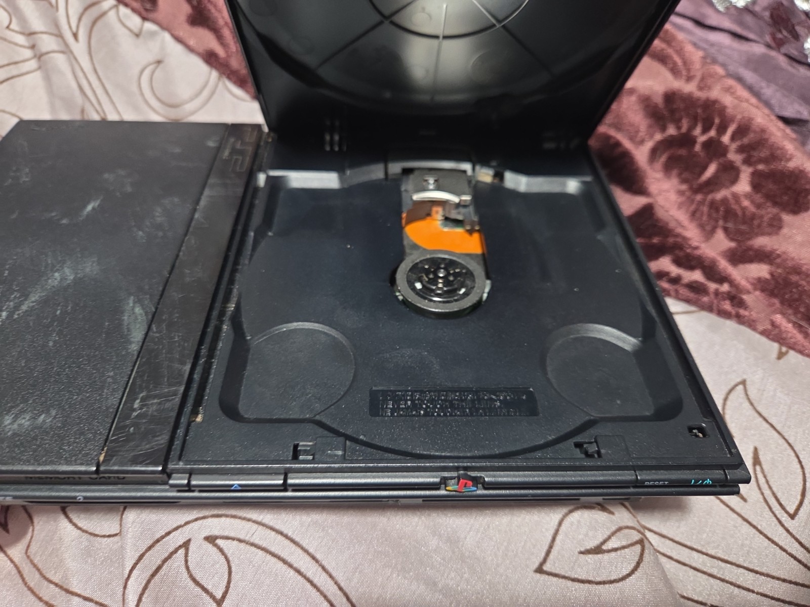 Sony PlayStation 2 Slim Console Black (SCPH-70012) W/ Controller And Hookups