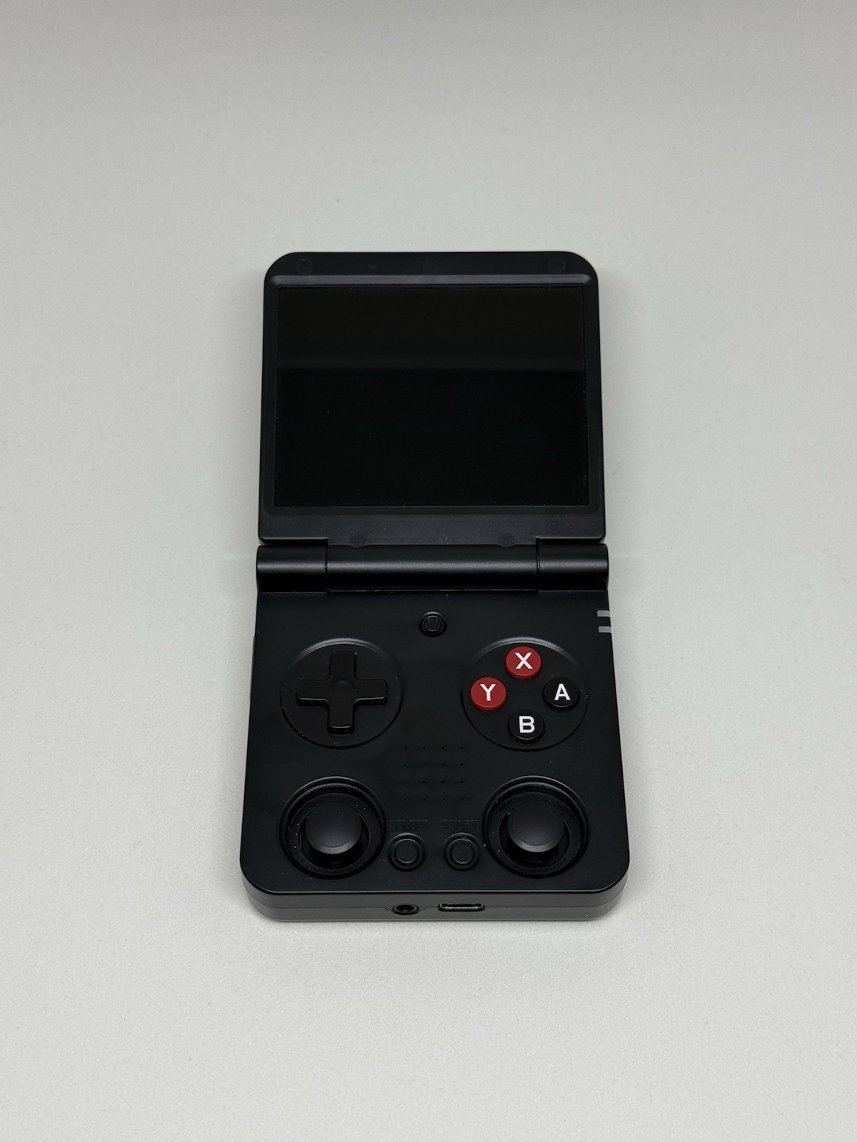 Black Miyoo Flip V1 Retro Handheld (Basic SD Card Included)