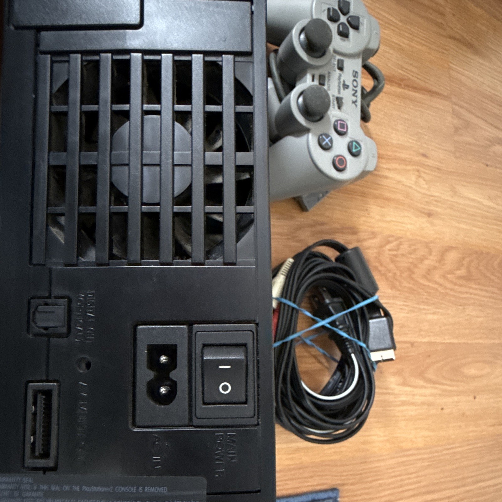 Sony PlayStation 2 PS2 Console SCPH-39001 NTSC-U/C Black Bundle w/ Cables