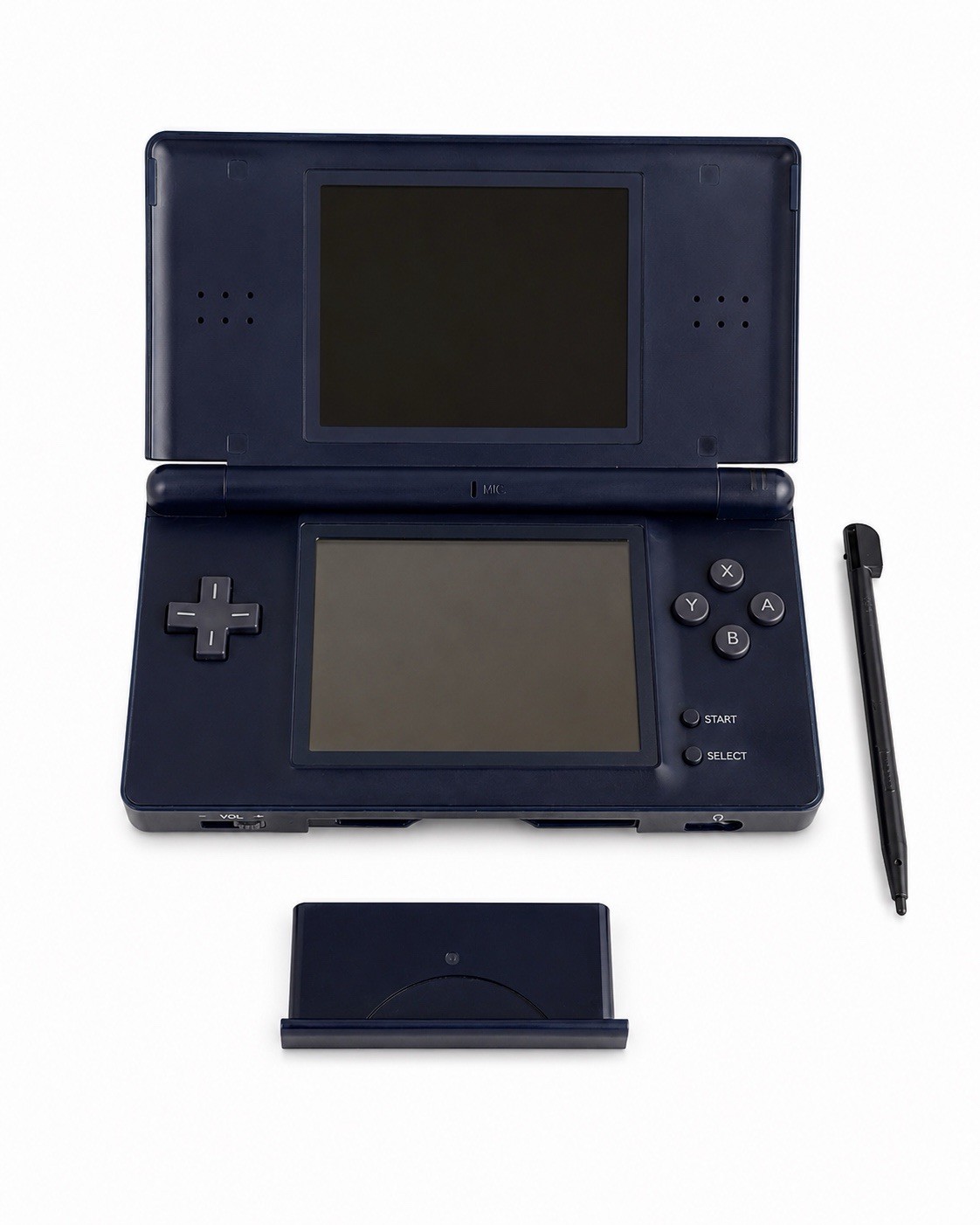 Nintendo DS Lite Handheld DSL Yellowed Screens Navy Blue DS Lite DSL Handheld