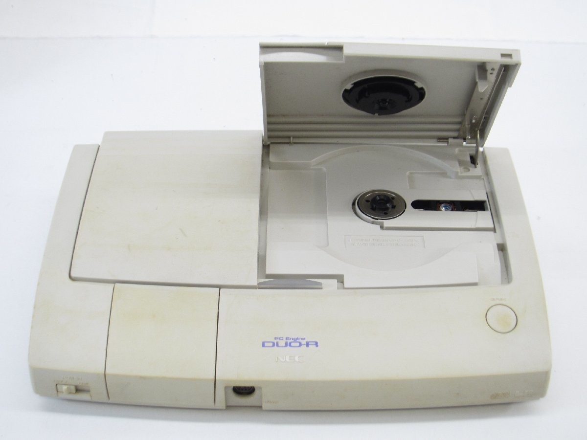 NEC PC Engine DUO-R PI-TG10 SUPER CD-ROM Retro Game Console w/ Controller Manual