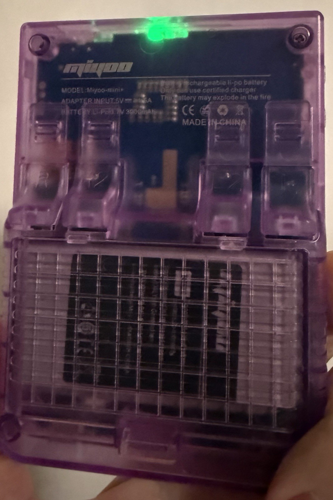 Miyoo Mini + Plus Handheld Game Console Purple
