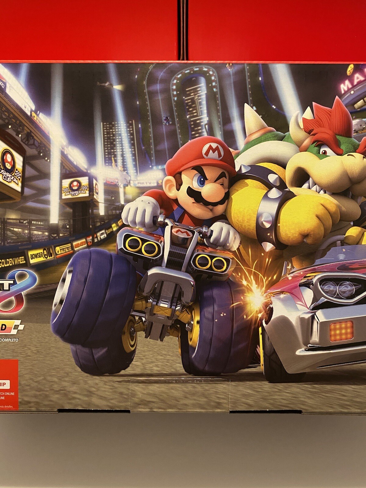 NEW Nintendo Switch Console Mario Kart 8 Deluxe Bundle Neon Blue/Red SHIPS ASAP!