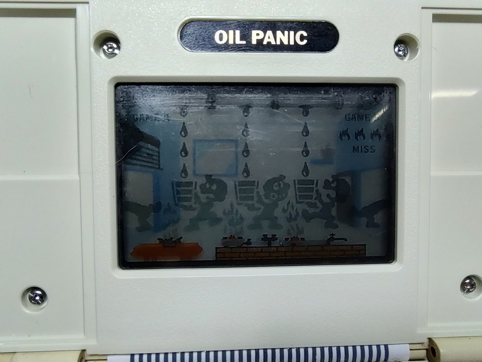NINTENDO Oil Panic Game & Watch OEM works working OP-51 1982 Game & Watch