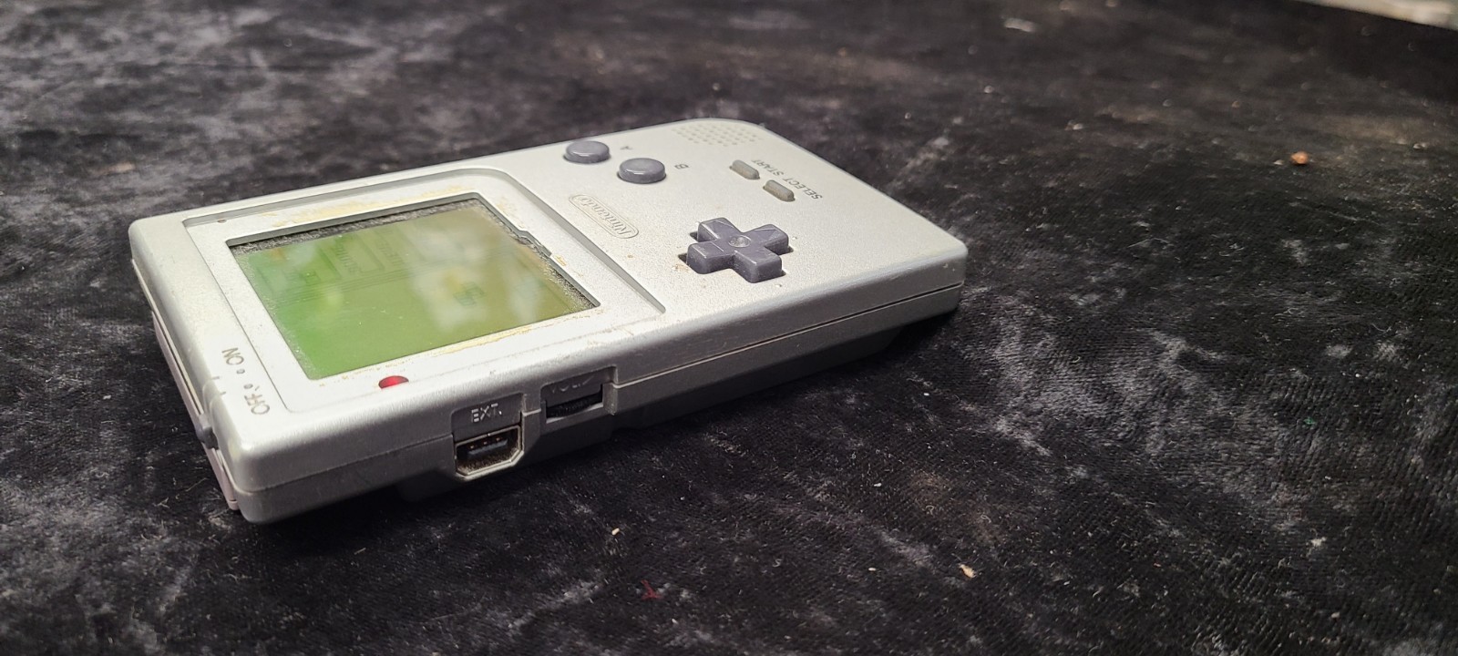 Vintage Silver Nintendo Gameboy MGB-001 With Tetris Plus Game Tested Working