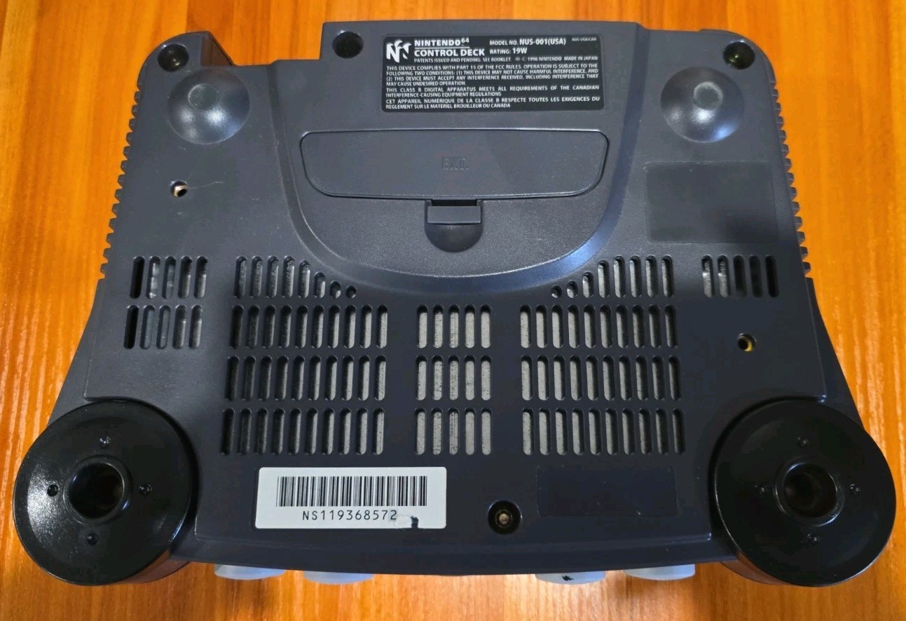 Nintendo 64 (N64) Console Bundle w/ (2) OEM Controllers – Tested & Works Great!