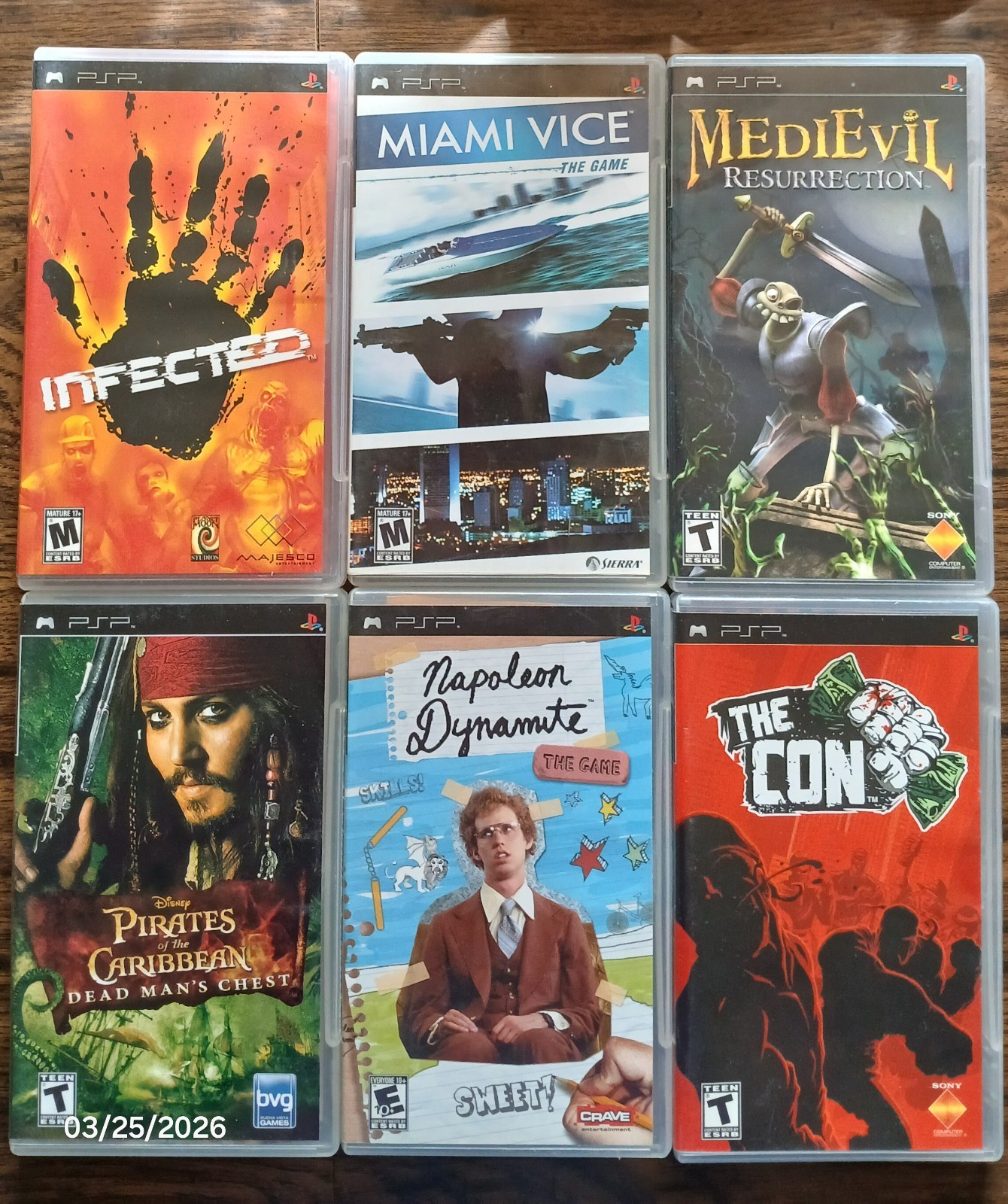 PSP 1001 Piano Black Complete With Wires Excellent Condition With 13 PSP Games