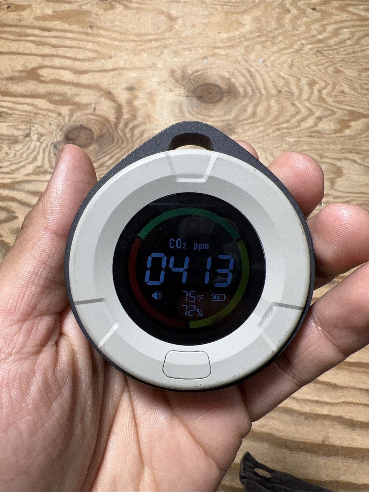 DS-100PRO Portable CO & CO2 Detector for Travel, 4-In-1 Magnetic Carbon
