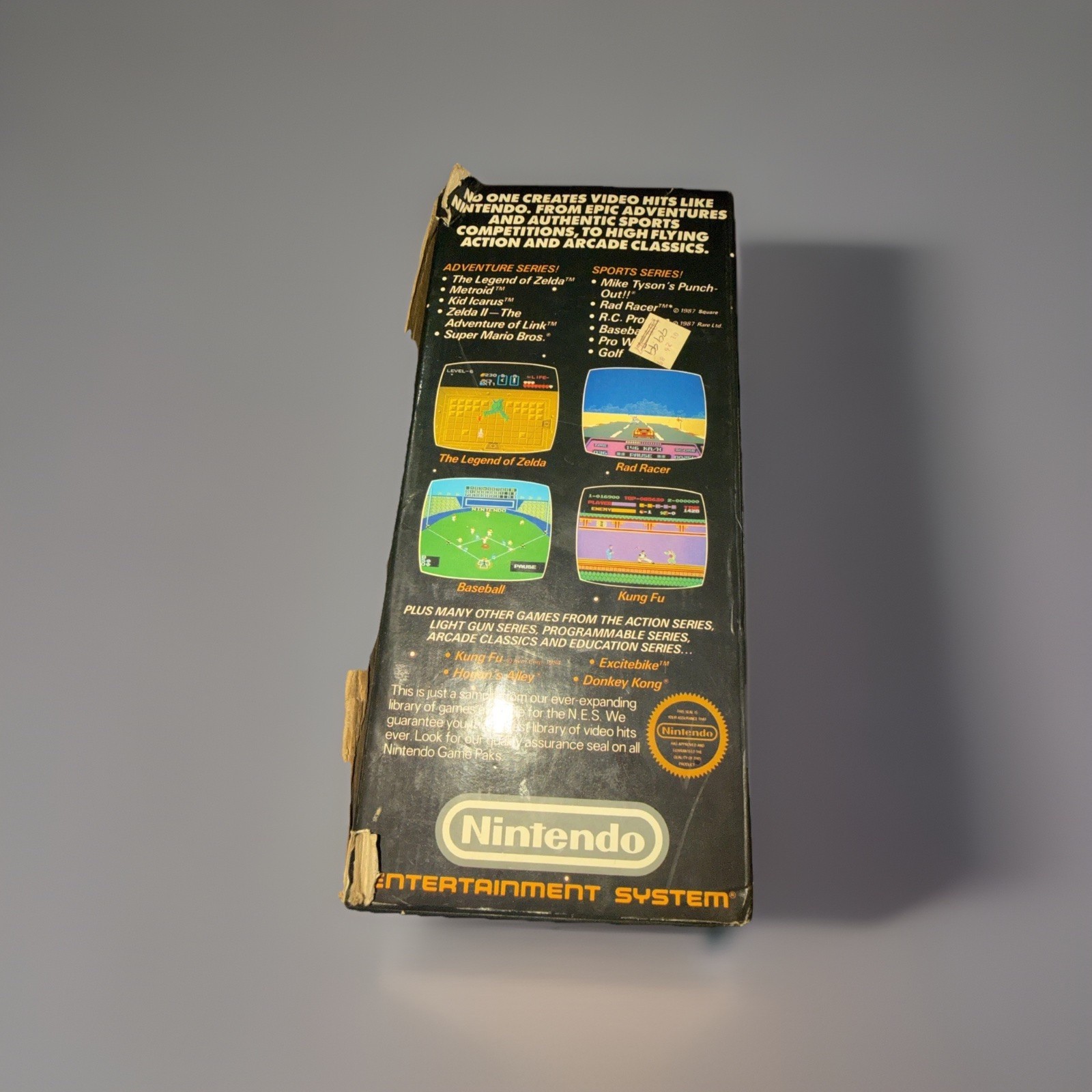 Original Nintendo NES Action Set Home Console – White/Gray