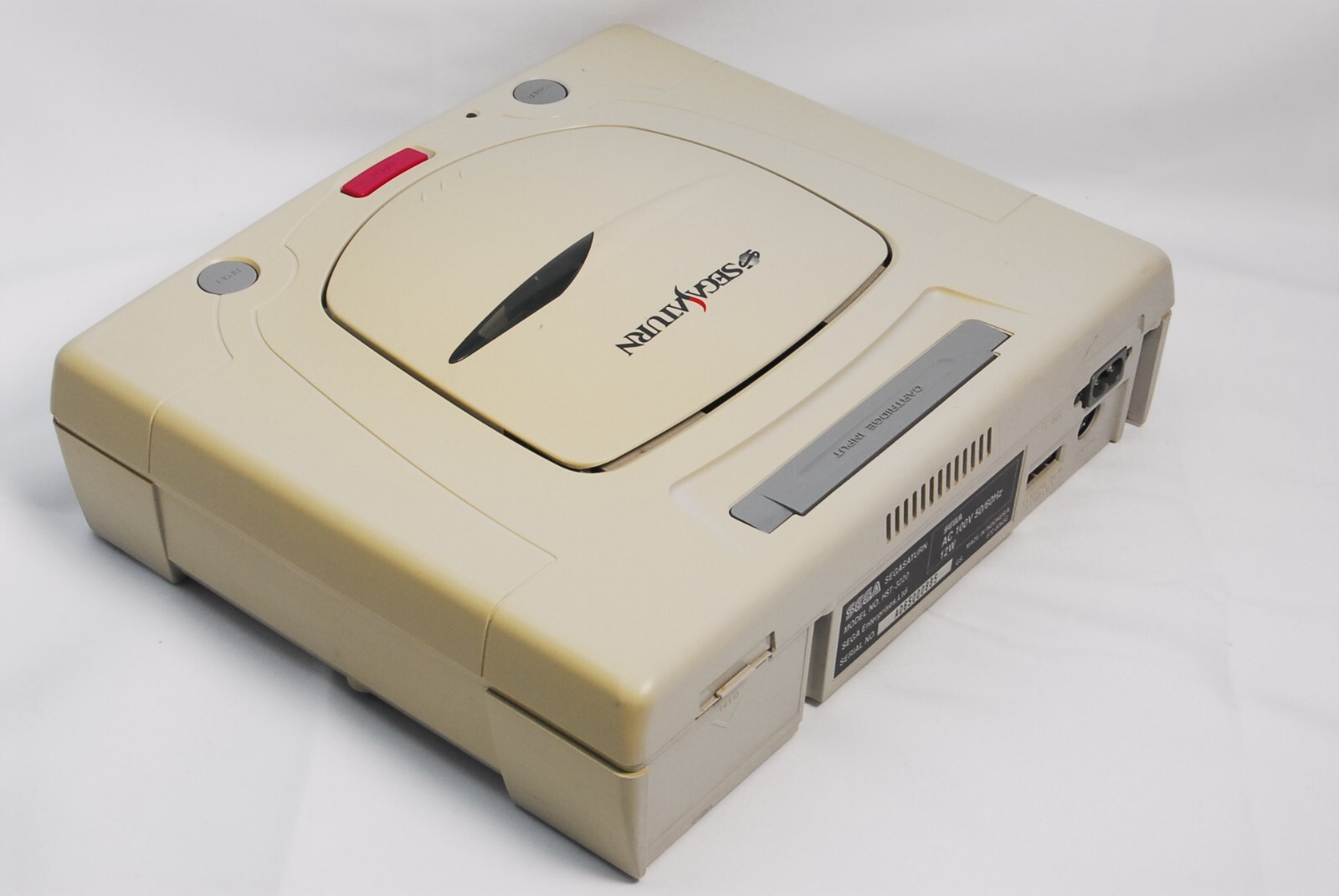 Sega Saturn Console White HST-3220 w/ Controller Cables NFL Game Japan Tested