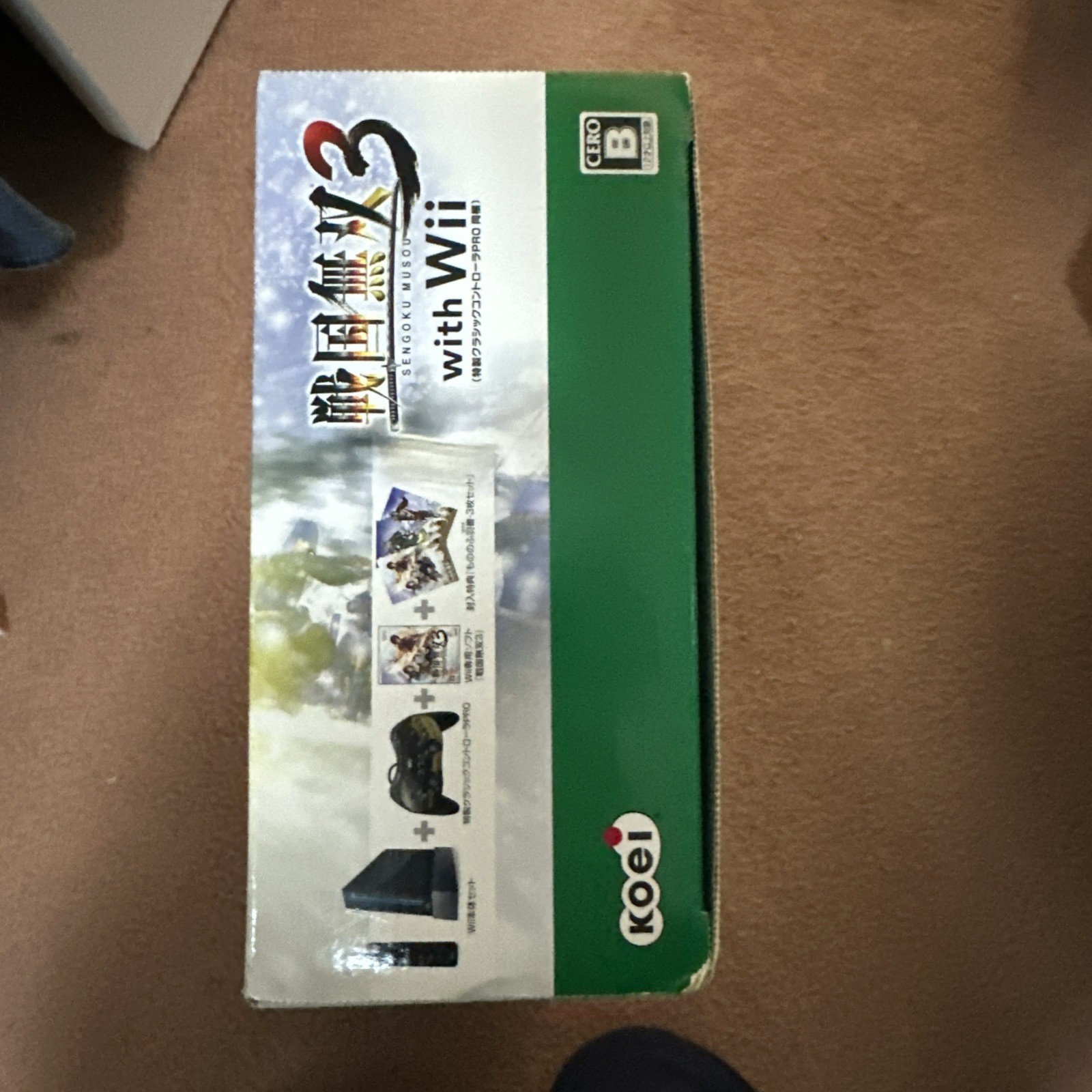 Sengoku Musou 3 (Nintendo Wii, 2009) Koei Japanese + Console + Controller