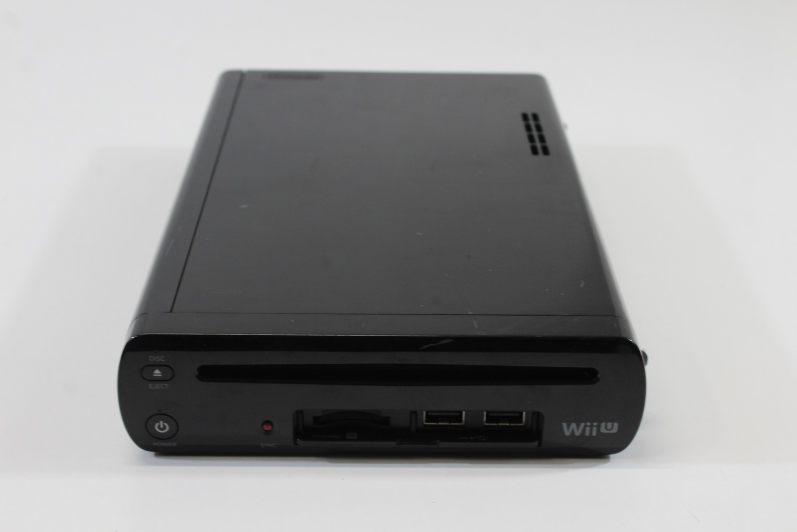 Nintendo Wii U Black Console 32GB AC Gamepad Stand Charger NTSC-J Japan TESTED 6