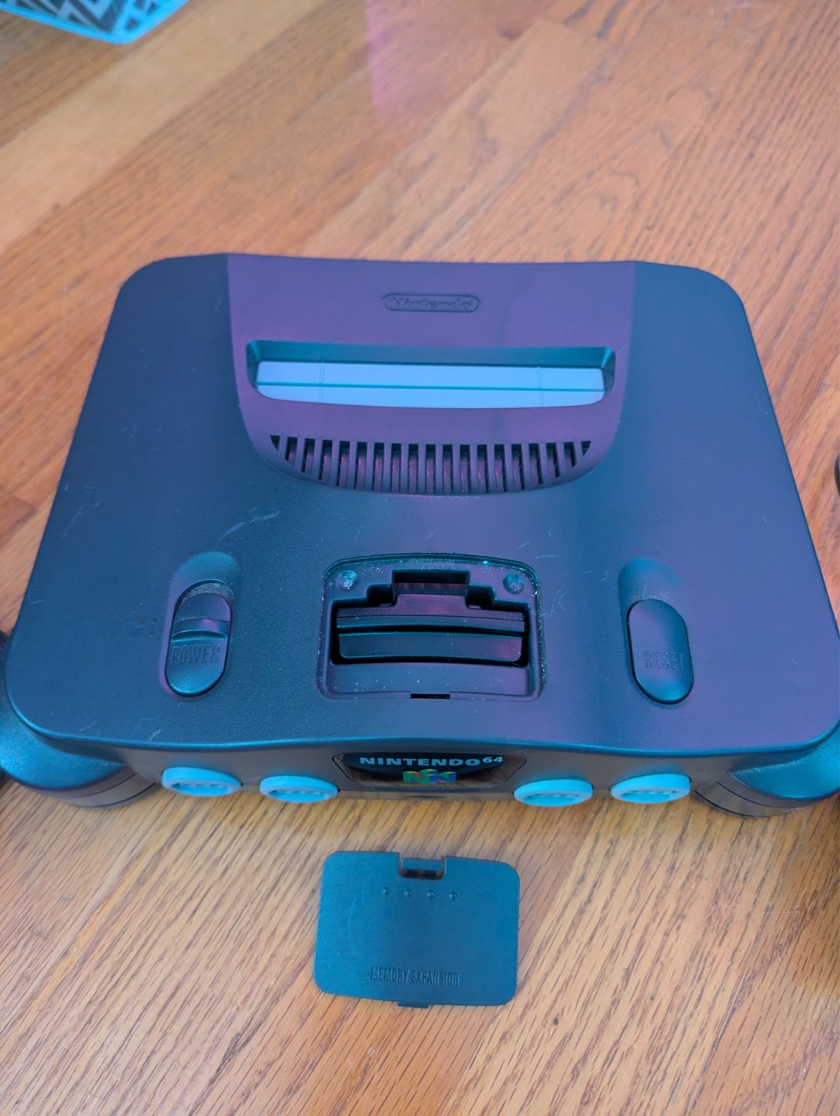 Nintendo 64 System – Charcoal Gray – Includes Power and Video Cables, Jumper Pak