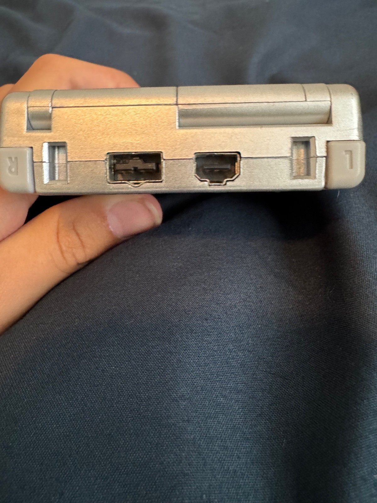 AGS-101 Nintendo Game Boy Advance SP Handheld System – Silver