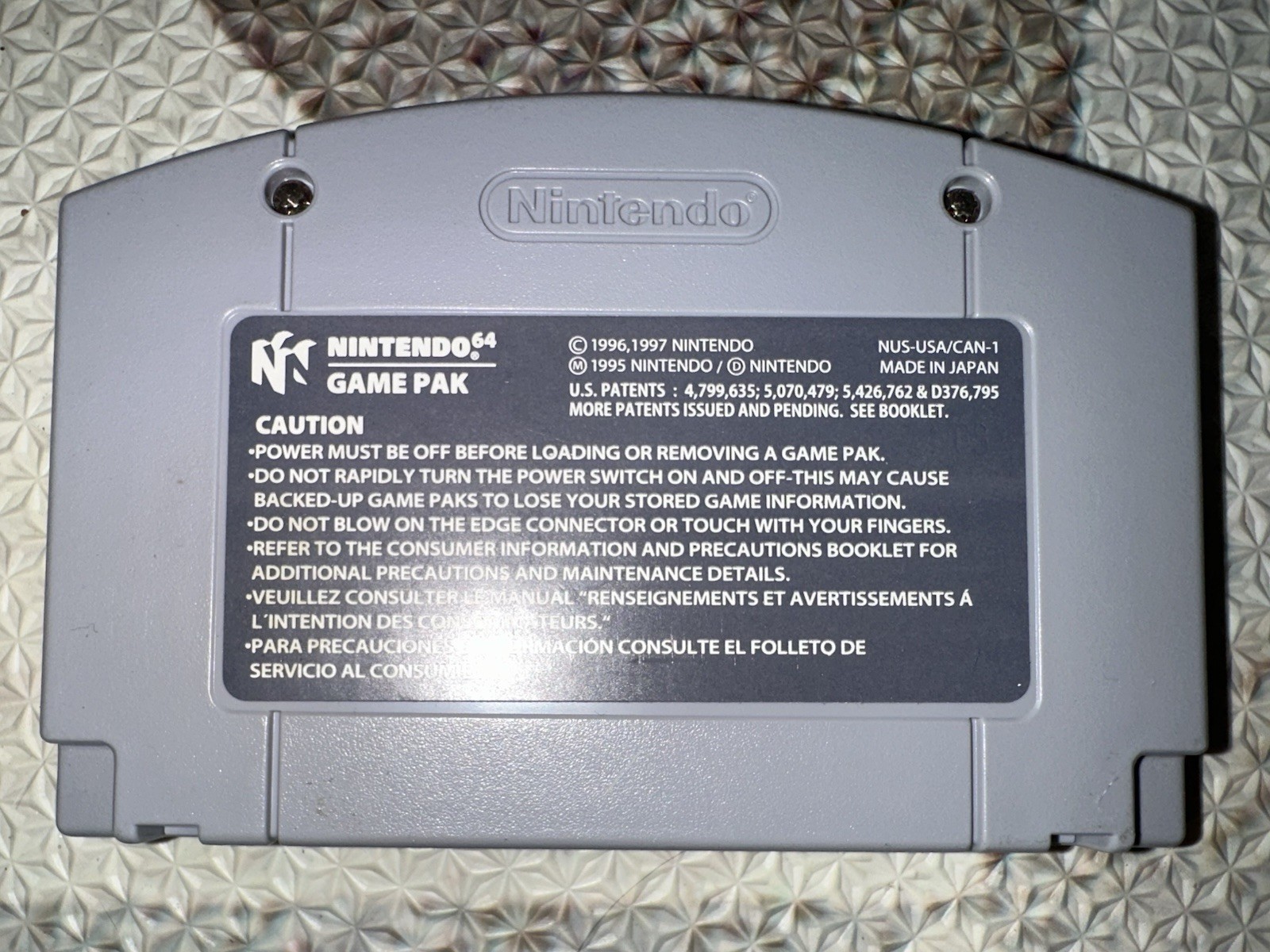 Nintendo 64 N64 Video Game Console Bundle With Game & Accessories