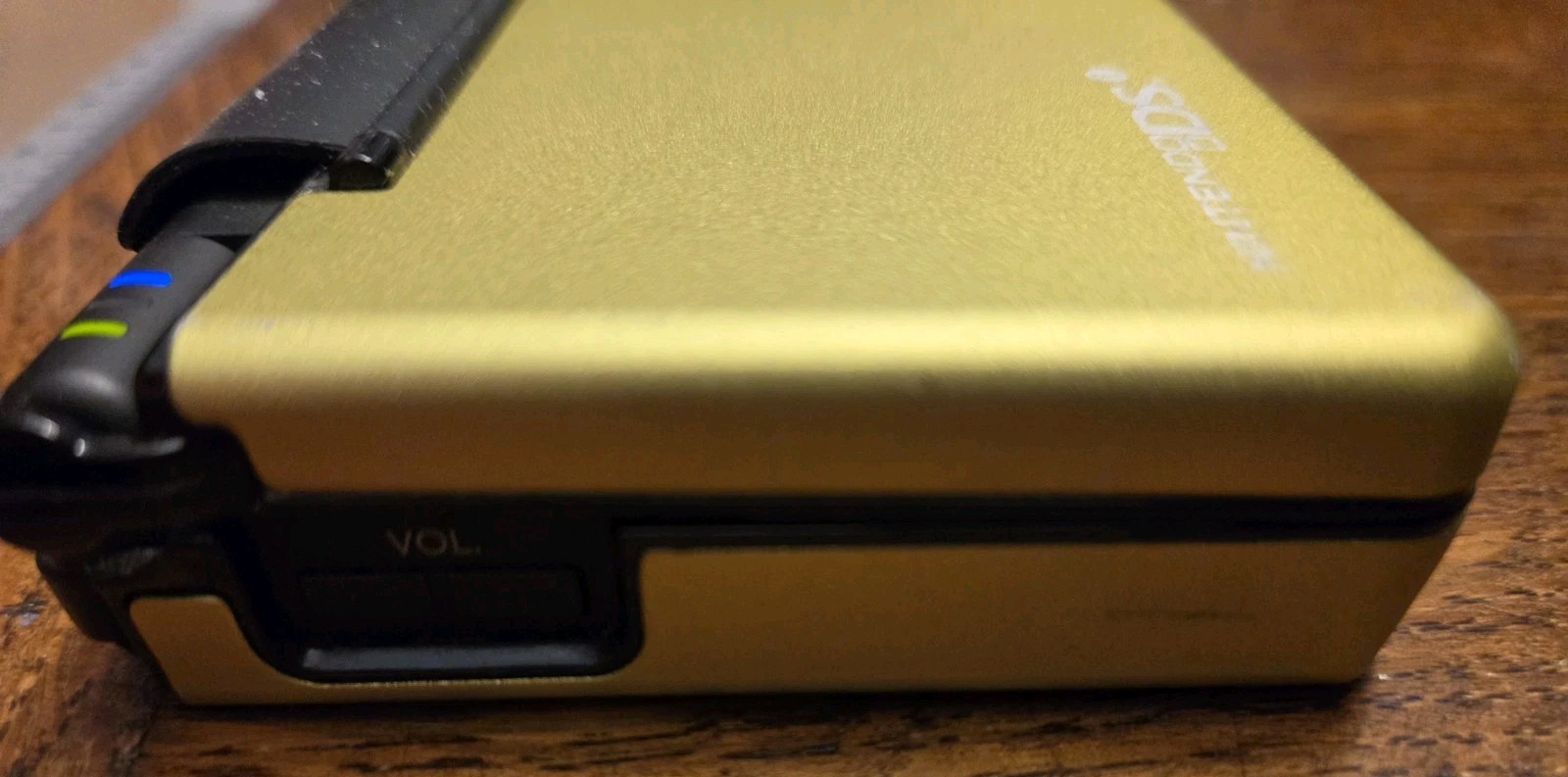 Nintendo DSi Black W/Gold Protective Case Handheld 2 Stylis Charger & Emma Game