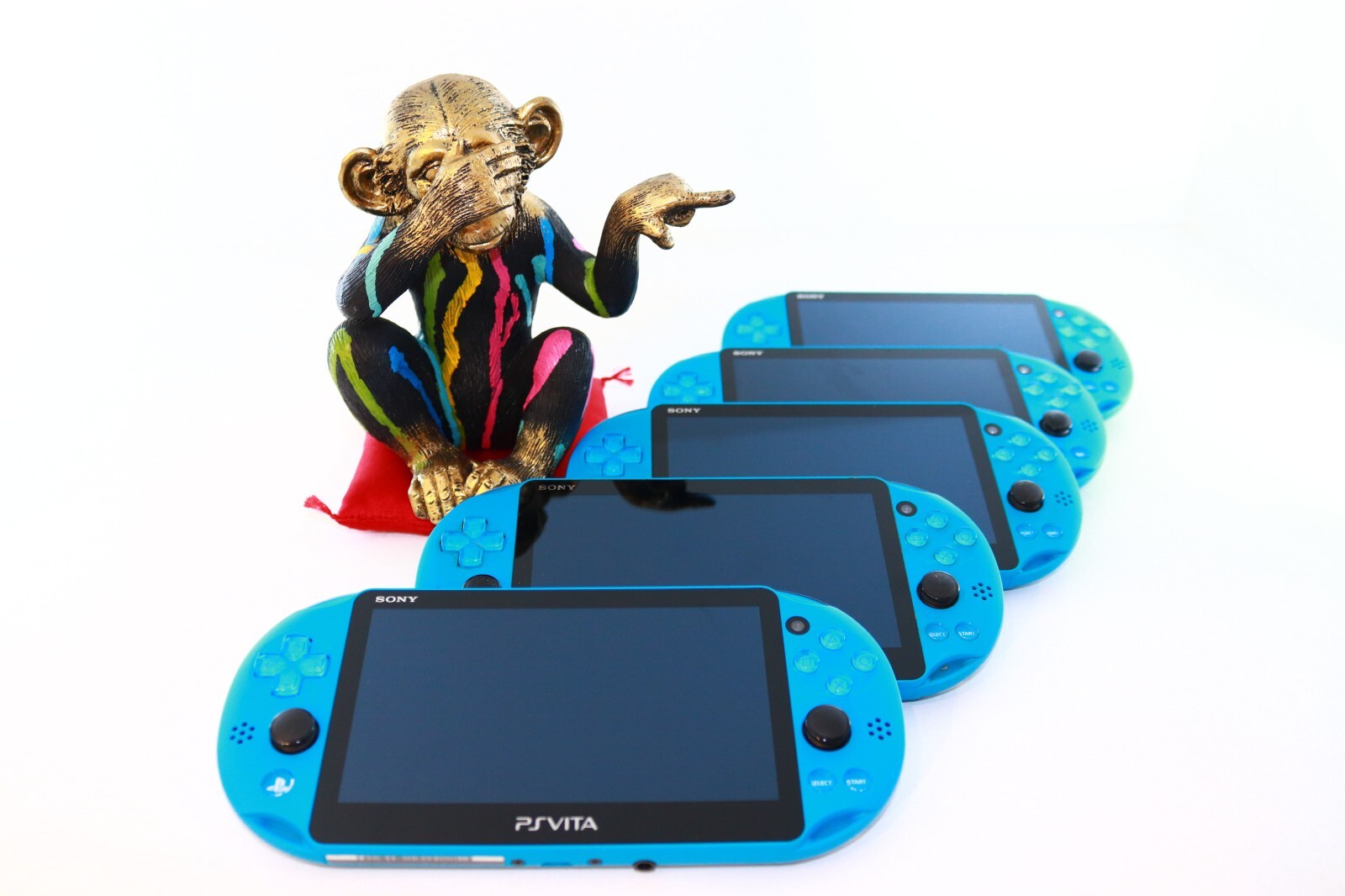 SONY PS Vita PCH-2000 Blue Console Only Select 3Rank【1Day Shipping】
