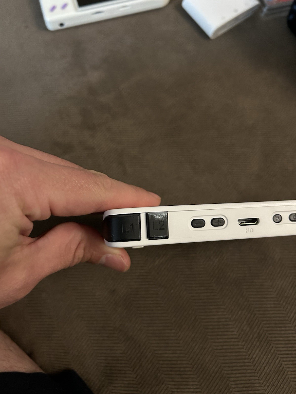 Powkiddy RGB30 with custom buttons