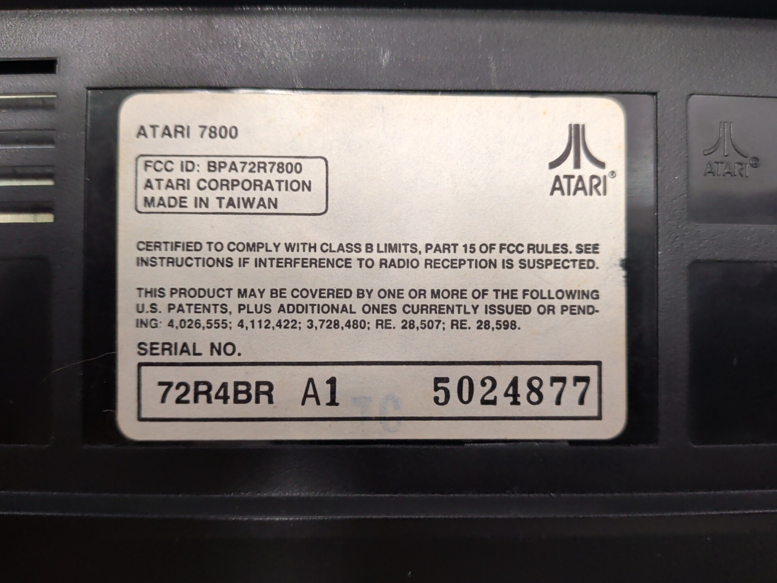 Atari 7800 ProSystem Console • (2) 2600 Controllers + Games • Tested + Working!