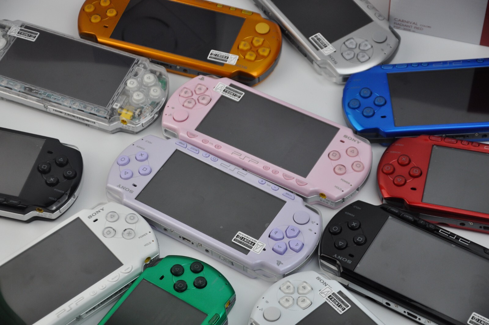 Sony PSP-3000 Console Select Color w/Charger + new battery + random 5 games +32G