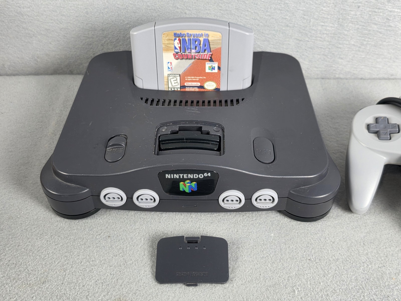 Nintendo 64 N64 Console OEM Controller NBA Courtside RF Adapter Tested Bundle