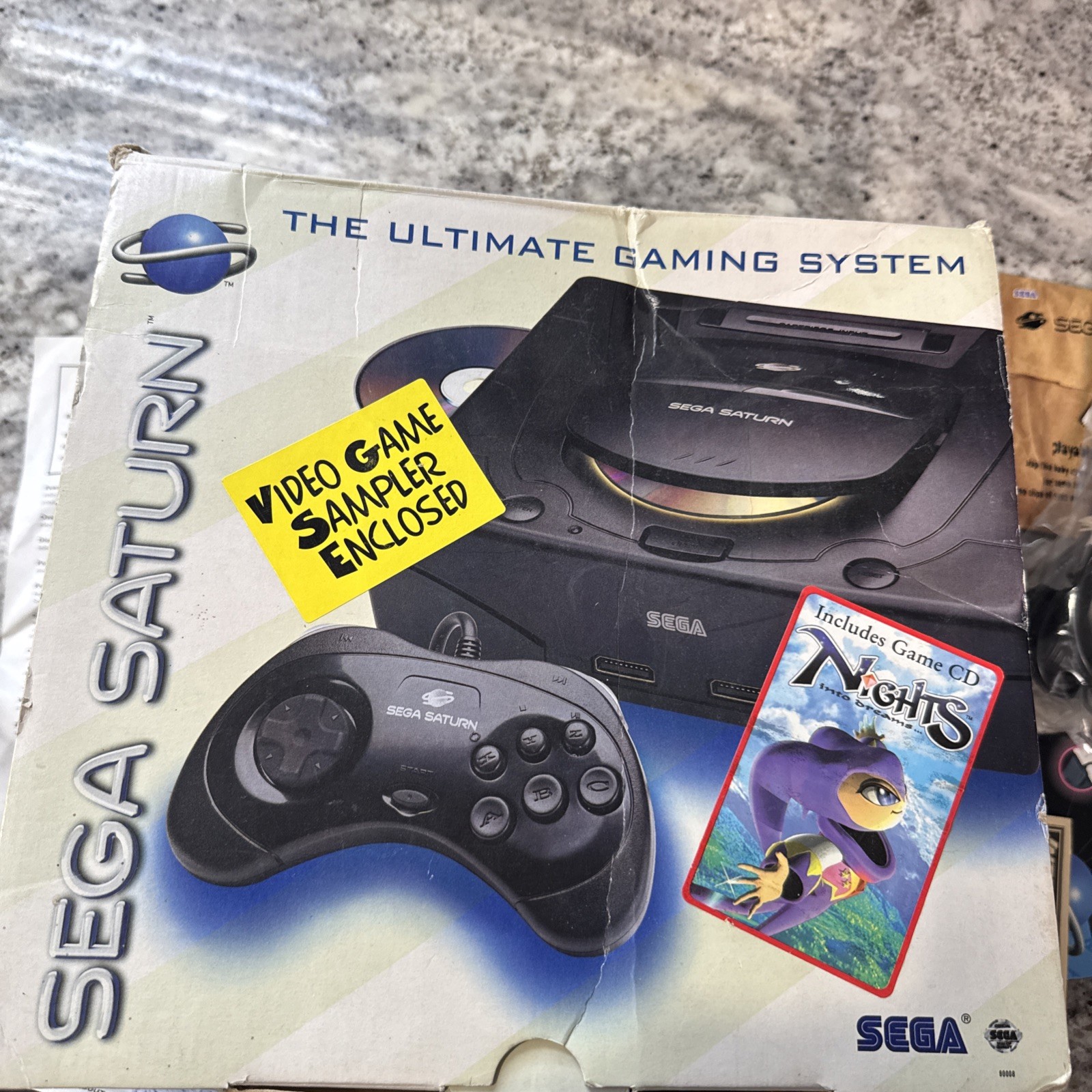 SEGA Saturn Console Variant Grail Nights Into Dreams! Very Rare!!
